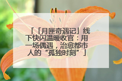 「月匣奇遇记」线下快闪温暖收官：用一场偶遇，治愈都市人的“孤独时刻”
