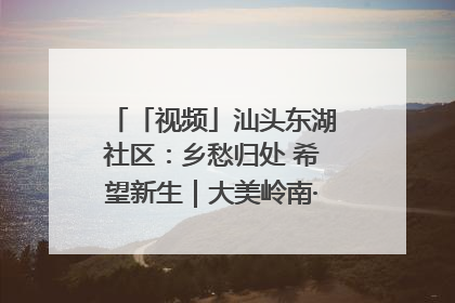 「视频」汕头东湖社区：乡愁归处 希望新生｜大美岭南·百村焕新记