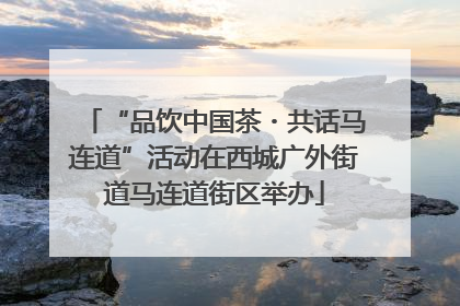 “品饮中国茶・共话马连道”活动在西城广外街道马连道街区举办