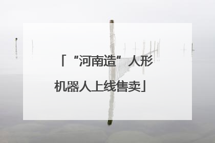 “河南造”人形机器人上线售卖