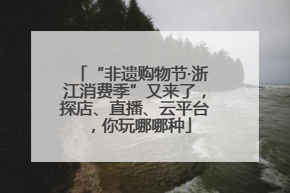 “非遗购物节·浙江消费季”又来了，探店、直播、云平台，你玩哪哪种