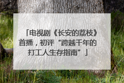 电视剧《长安的荔枝》首播，初评“跨越千年的打工人生存指南”