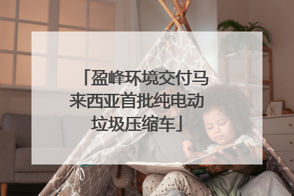 盈峰环境交付马来西亚首批纯电动垃圾压缩车