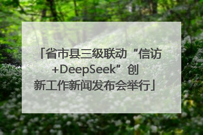 省市县三级联动“信访+DeepSeek”创新工作新闻发布会举行
