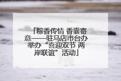 粽香传情 香囊寄意——驻马店市台办举办“喜迎双节 两岸联谊”活动