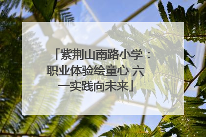 紫荆山南路小学：职业体验绘童心 六一实践向未来
