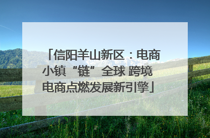 信阳羊山新区：电商小镇“链”全球 跨境电商点燃发展新引擎