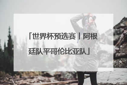 世界杯预选赛丨阿根廷队平哥伦比亚队