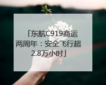 东航C919商运两周年：安全飞行超2.8万小时