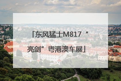 东风猛士M817“亮剑”粤港澳车展