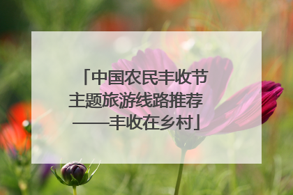中国农民丰收节主题旅游线路推荐——丰收在乡村