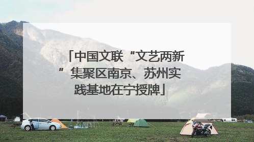 中国文联“文艺两新”集聚区南京、苏州实践基地在宁授牌