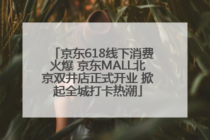 京东618线下消费火爆 京东MALL北京双井店正式开业 掀起全城打卡热潮
