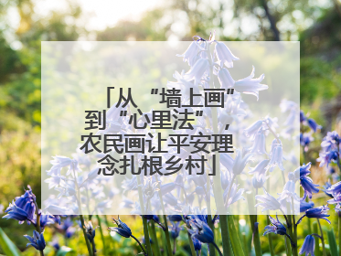 从“墙上画”到“心里法”，农民画让平安理念扎根乡村
