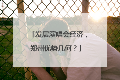 发展演唱会经济，郑州优势几何？