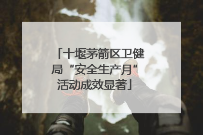 十堰茅箭区卫健局“安全生产月”活动成效显著