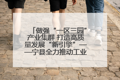 做强“一区三园”产业集群 打造高质量发展“新引擎”——宁县全力推动工业经济提质增效