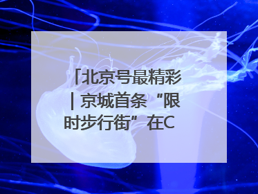北京号最精彩｜京城首条“限时步行街”在CBD商圈开街