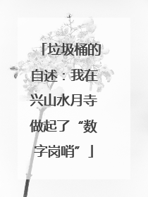 垃圾桶的自述：我在兴山水月寺做起了“数字岗哨”