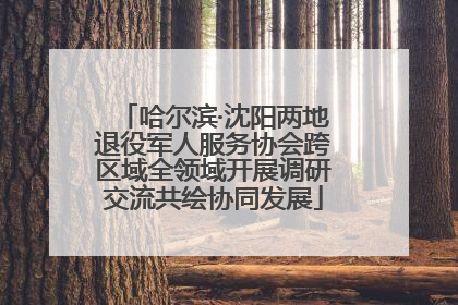 哈尔滨·沈阳两地退役军人服务协会跨区域全领域开展调研交流共绘协同发展