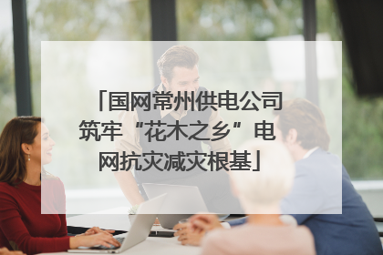 国网常州供电公司筑牢“花木之乡”电网抗灾减灾根基