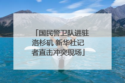 国民警卫队进驻洛杉矶 新华社记者直击冲突现场