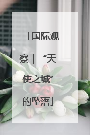 国际观察｜“天使之城”的坠落