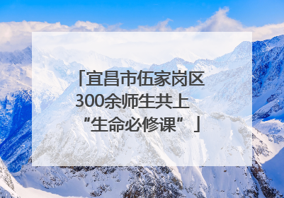 宜昌市伍家岗区300余师生共上“生命必修课”