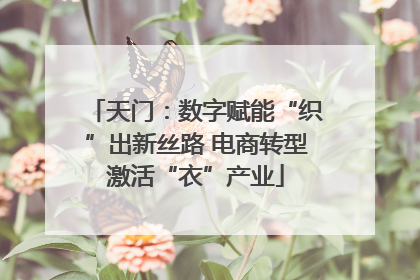 天门：数字赋能“织”出新丝路 电商转型激活“衣”产业
