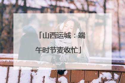 山西运城：端午时节麦收忙
