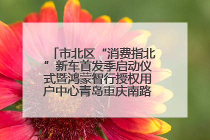 市北区“消费指北”新车首发季启动仪式暨鸿蒙智行授权用户中心青岛重庆南路开业盛典成功举办