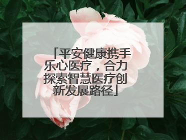 平安健康携手乐心医疗，合力探索智慧医疗创新发展路径