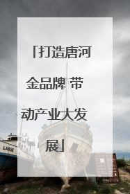 打造唐河金品牌 带动产业大发展
