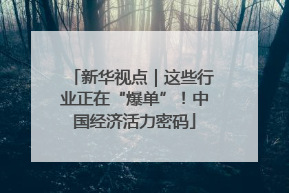 新华视点｜这些行业正在“爆单”！中国经济活力密码