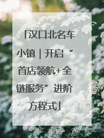汉口北名车小镇｜开启“首店领航+全链服务”进阶方程式