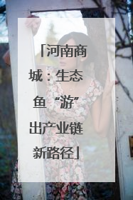 河南商城：生态鱼“游”出产业链新路径