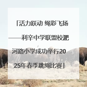 活力跃动 绳彩飞扬——利辛中学联盟校淝河路小学成功举行2025年春季跳绳比赛
