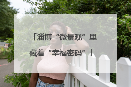 淄博“微景观”里藏着“幸福密码”