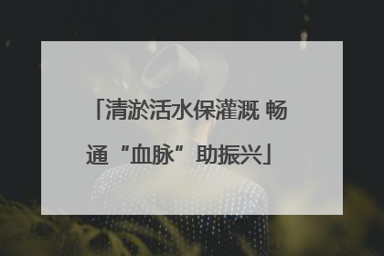 清淤活水保灌溉 畅通“血脉”助振兴