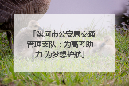 漯河市公安局交通管理支队：为高考助力 为梦想护航