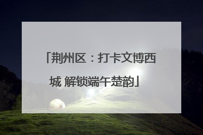 荆州区：打卡文博西城 解锁端午楚韵