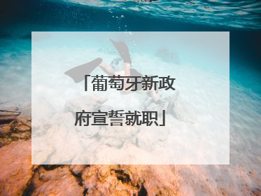 葡萄牙新政府宣誓就职