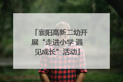襄阳高新二幼开展“走进小学 遇见成长”活动