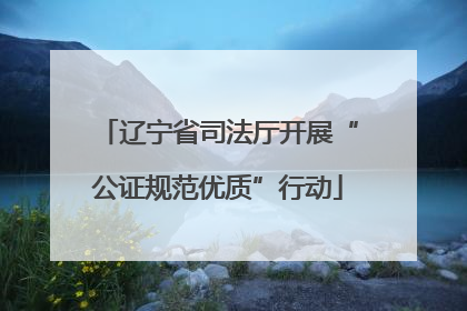 辽宁省司法厅开展“公证规范优质”行动