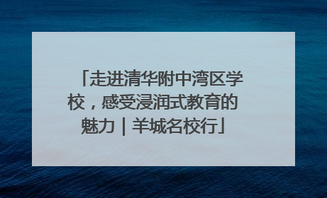 走进清华附中湾区学校，感受浸润式教育的魅力｜羊城名校行