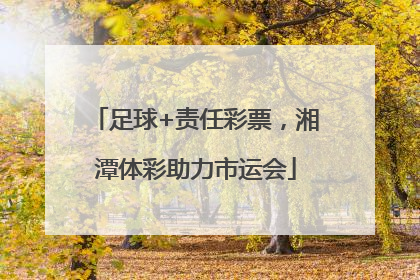 足球+责任彩票，湘潭体彩助力市运会