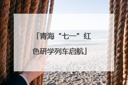 青海“七一”红色研学列车启航