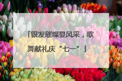 银发璀璨显风采，歌舞献礼庆“七一”