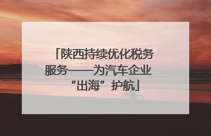 陕西持续优化税务服务——为汽车企业“出海”护航