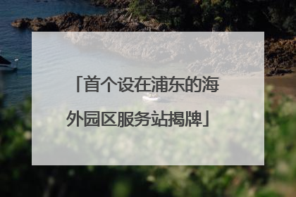 首个设在浦东的海外园区服务站揭牌